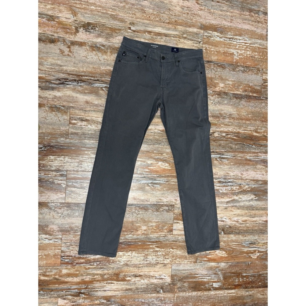 AG Adriano Goldschmied Pants Mens 32x34 Gray The Graduate Tailored Leg 5 Pocket